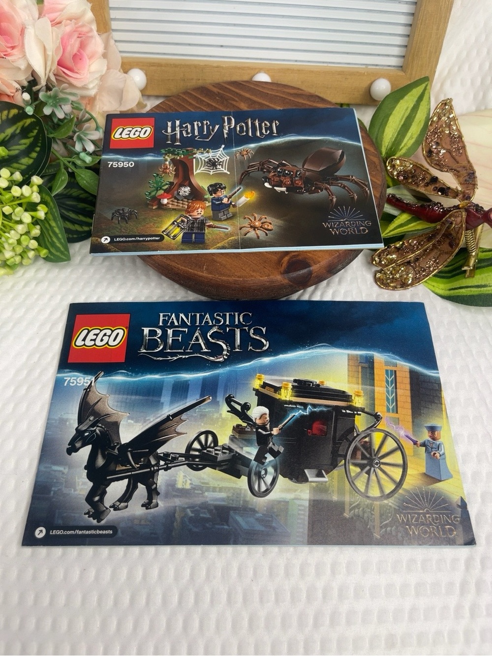 LEGO Harry Potter 75950 & Fantastic Beasts 75951 Instruction Manuals Only